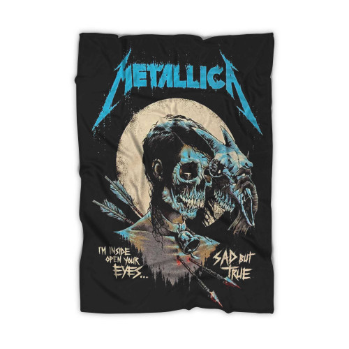 Metallica Sad But True Poster Blanket