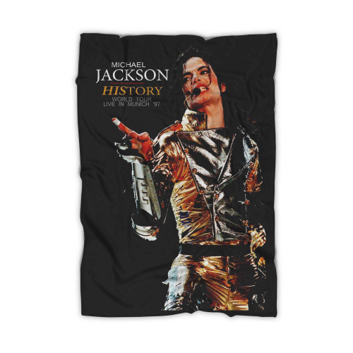Michael Jackson History Tour Live In Munich (1997) Photo Posters Blanket