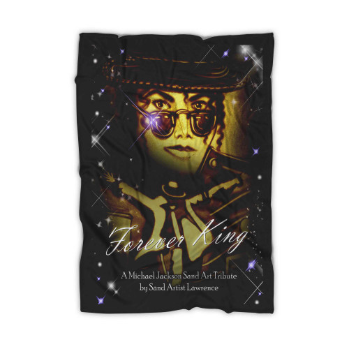 Michael Jackson Sand Art Performance Poster Blanket