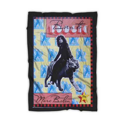 Nostalgipalatset T Rex Marc Bolan Born To Boogie Souvenir Program 1972 Blanket