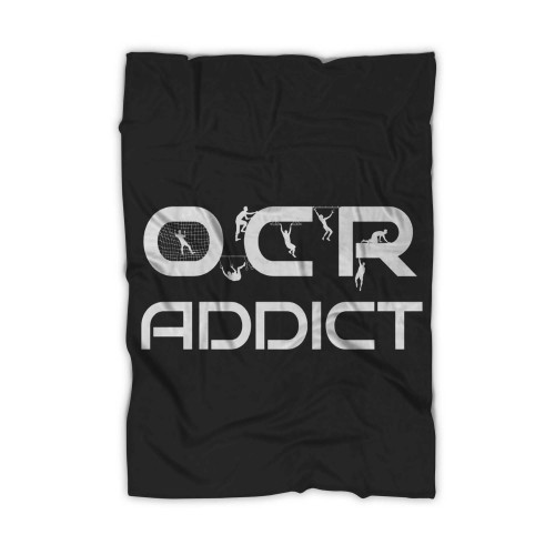 Ocr Addict Obstacle Course Racing Enthusiast Blanket
