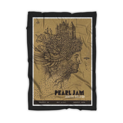 Pearl Jam Budapest Tour Blanket