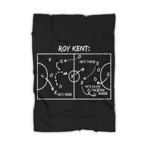 Roy Kent He'S Here He'S There Blanket