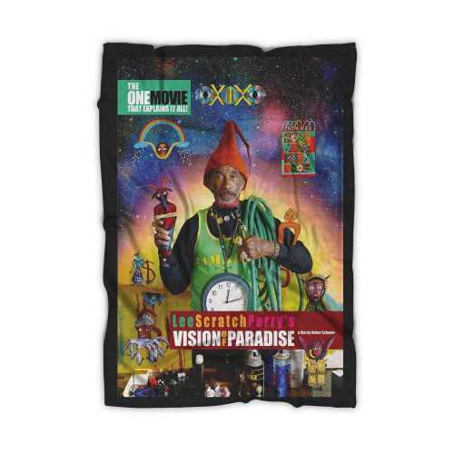 Scratch Perry Lee Vision Of Paradise Scratch Perry Poster Blanket