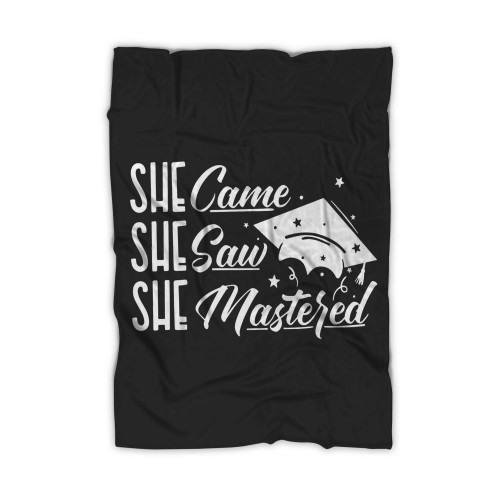 She Came She Saw She Mastered Blanket