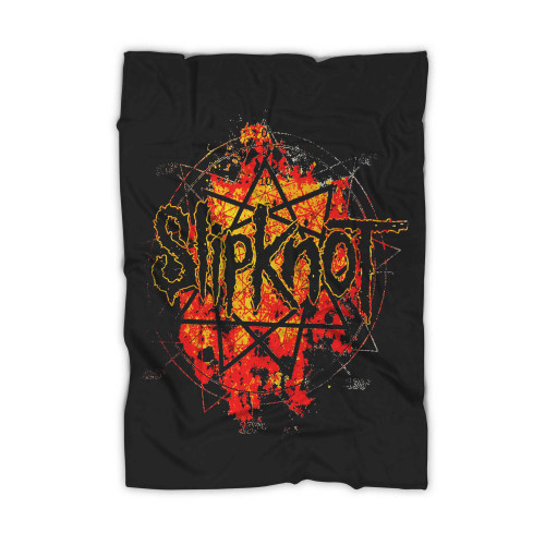 Slipknot Radio Fires Logo Blanket