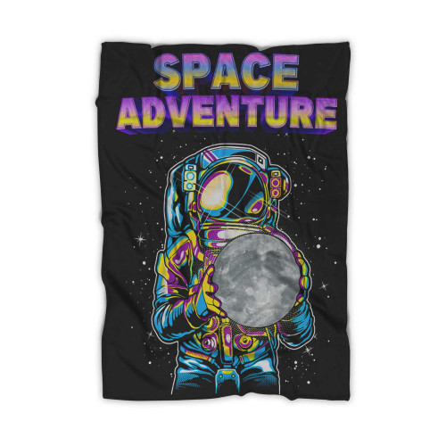 Space Adventure Astronaut Blanket
