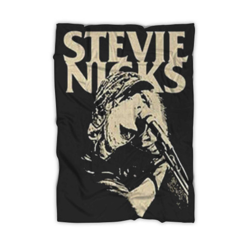 Stevie Nicks Rock Music Blanket