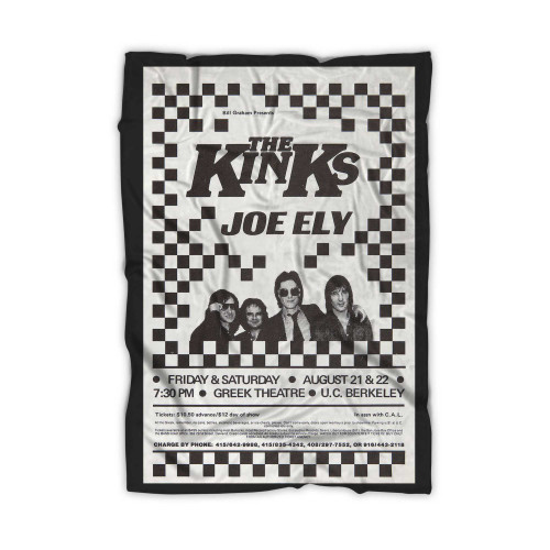 The Kinks 1981 Berkeley Music Concert S Blanket