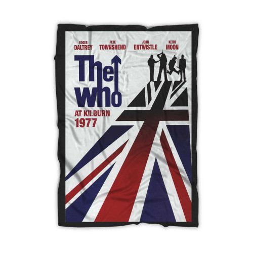 The Who Vintage Concert Iron On Transfer Blanket