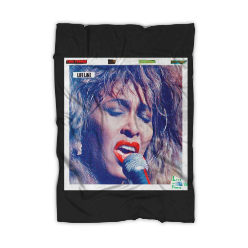 Tina Turner Aesthetic Retro Vintage Blanket