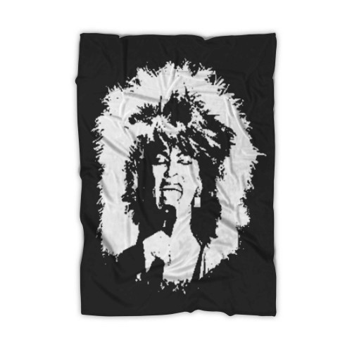 Tina Turner Portrait Singer Blanket
