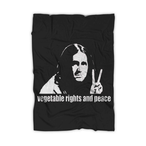 Vegetable Rights And Peace Blanket