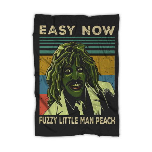 Vintage Old Gregg Easy Now Fuzzy Little Man Peach The Mighty Boosh Blanket