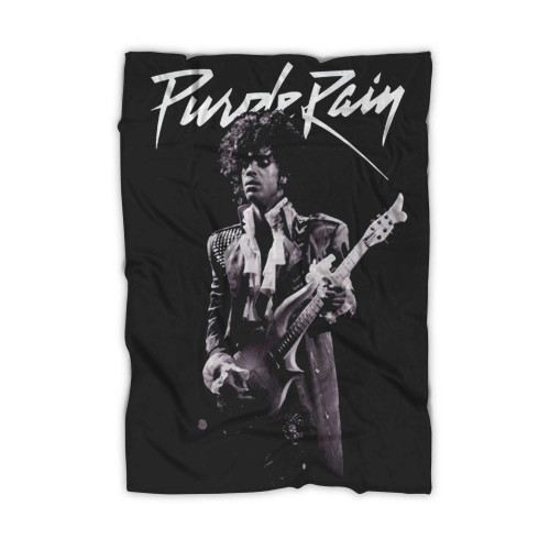 Vintage Retro Prince Purple Rain Blanket