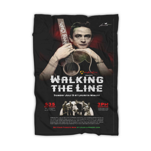 Walking The Line' Johnny Cash Tribute Concert Blanket