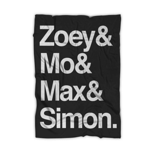 Zoey And Mo And Max And Simon Blanket