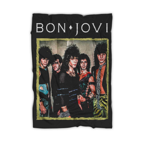 Bon Jovi Retro Photo Frame 1 Blanket