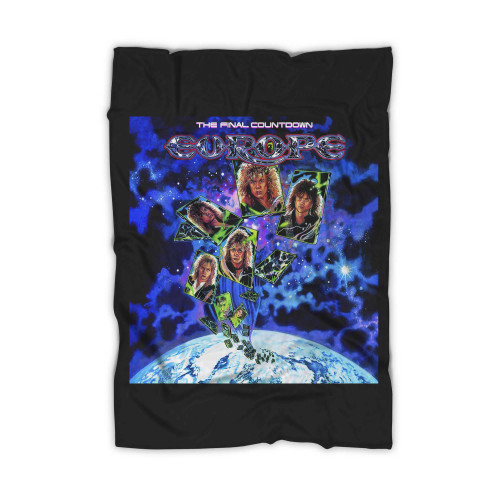 Europe Final Countdown 1 Blanket