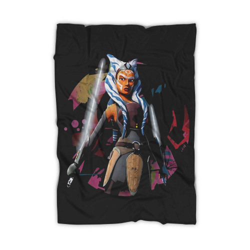 The Clone Wars Ahsoka Tano Fearless 1 Blanket