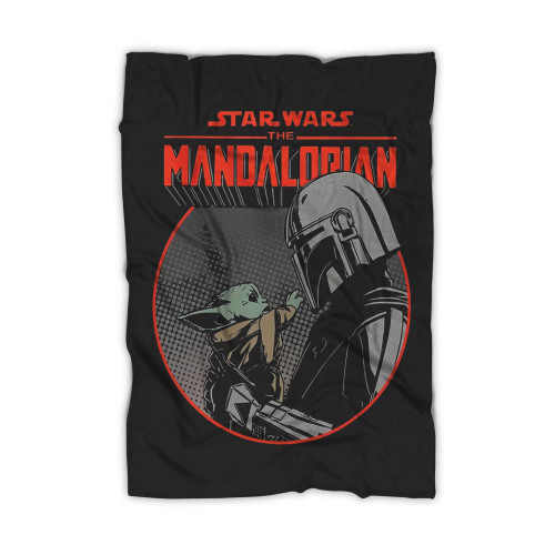 The Mandalorian Mando And The Child 1 Blanket