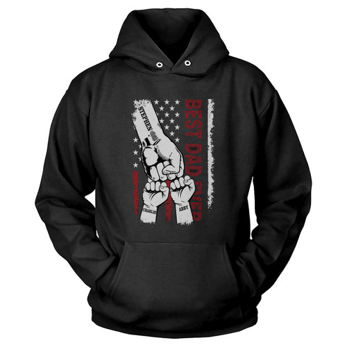 Best Dad Ever Dad Raised Fist Bump Hoodie