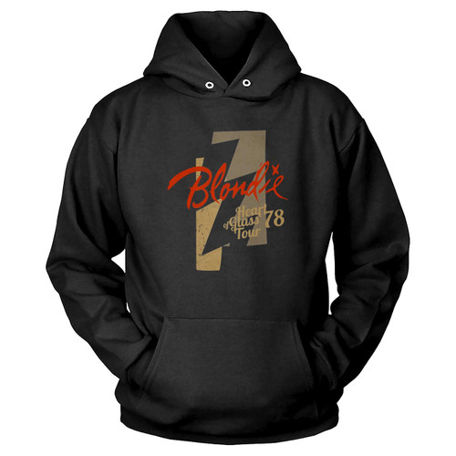 Blondie 1970S Rock Tour Heart Hoodie