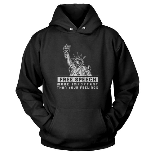 Free Speech More Important Than Your Feelings Vintage Hoodie