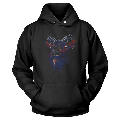 Goat Scream Psychedelic Vintage Hoodie