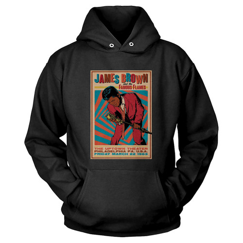 James Brown And His Fabulous Flames Reproduction Concert Hoodie