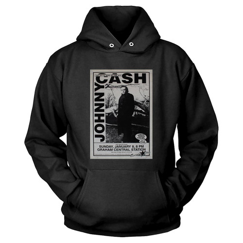 Johnny Cash Vintage January Concert Hoodie