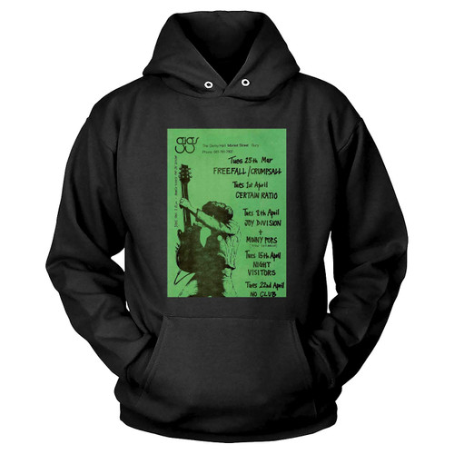 Joy Division Gigs Flyer Hoodie