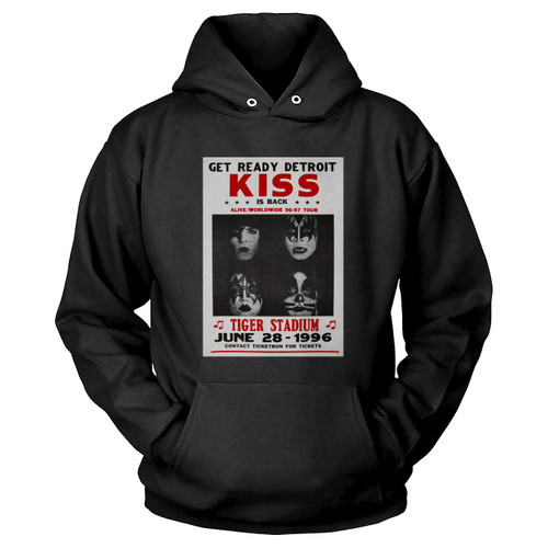 Kiss Detroit Tiger Stadium Tour Hoodie