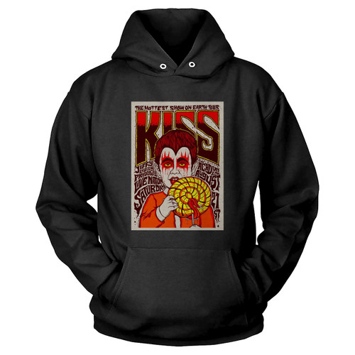 Kiss Hand Printed Silkscreen Concert Hoodie