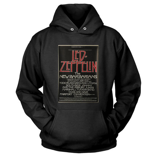 Led Zeppelin Knebworth Uk 1979 Reprint Hoodie