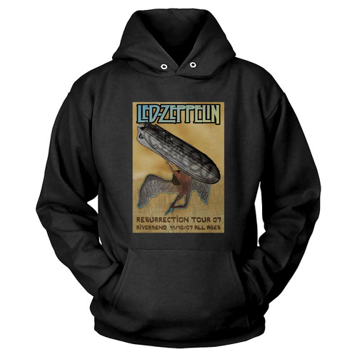 Led Zeppelin Resurrection Tour Graphic Music Rock Concert  Life Size S By Jacob George Hoodie