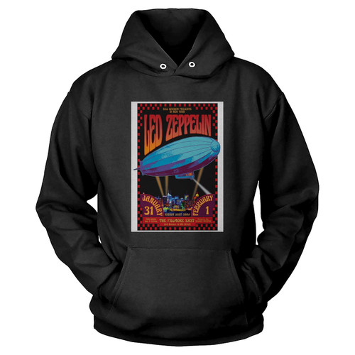 Led Zeppelin The Fillmore East New York 1969 Music Hoodie