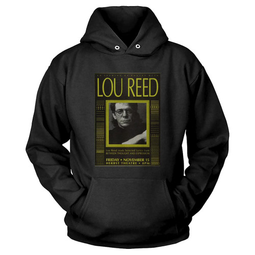 Lou Reed Vintage Concert Poster Hoodie