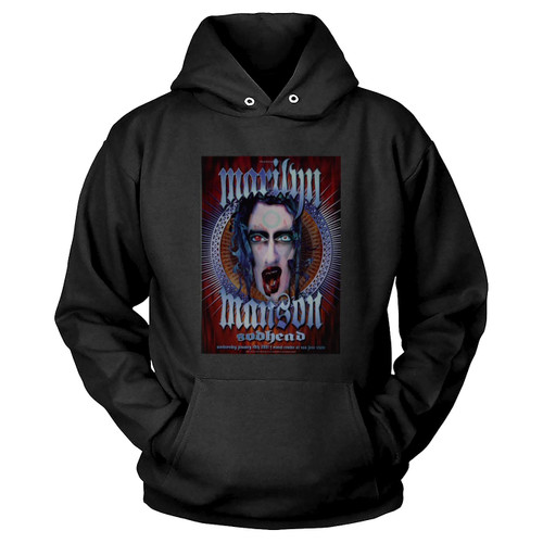 Marilyn Manson Vintage Concert Poster Hoodie