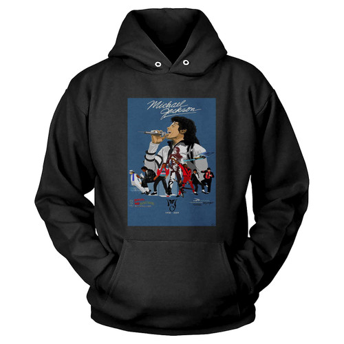 Michael Jackson Poster King Of Pop Band Music Concert Poster Hoodie