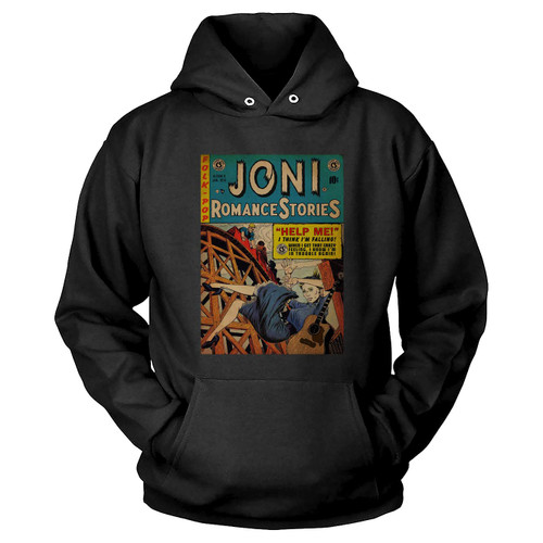 Songs By Joni Mitchell Reimagined As Pulp Fiction Book Covers & Vintage Movie S Hoodie