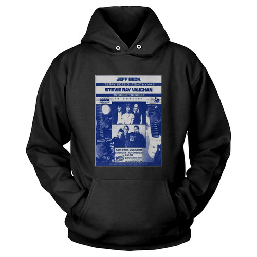 Stevie Ray Vaughan On Tour With Jeff Beck Hoodie