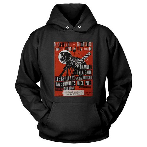 The Damned Original Punk Concert Poster Hoodie