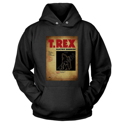 Trex Marc Bolan Electric Warrior Album Poster Hoodie