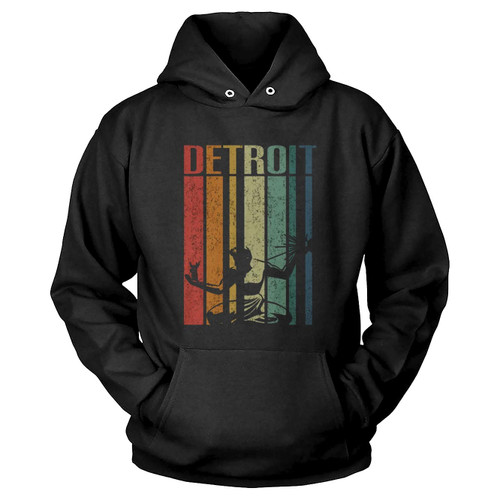 Vintage Spirit Of Detroit Retro Detroit Pride Hoodie