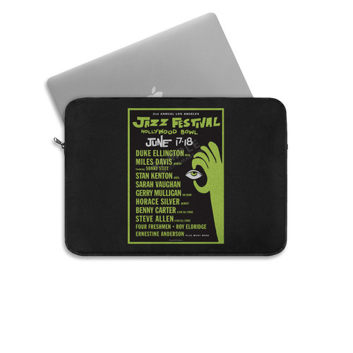 1960 Los Angeles Jazz Festival Laptop Sleeve