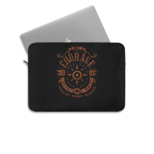 Agumon Digimon Crest Of Courage Agumon Greymon Laptop Sleeve