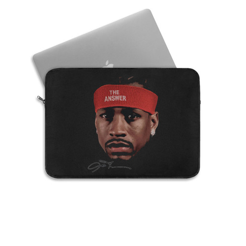 Allen Iverson Rare The Answer Rap Laptop Sleeve