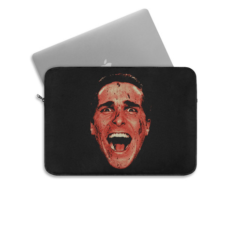 American Psycho Christian Bale Patrick Bateman Laptop Sleeve