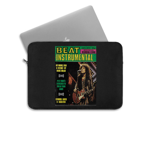 Beat Instrumental Uk Magazine October 1972 Marc Bolan Laptop Sleeve